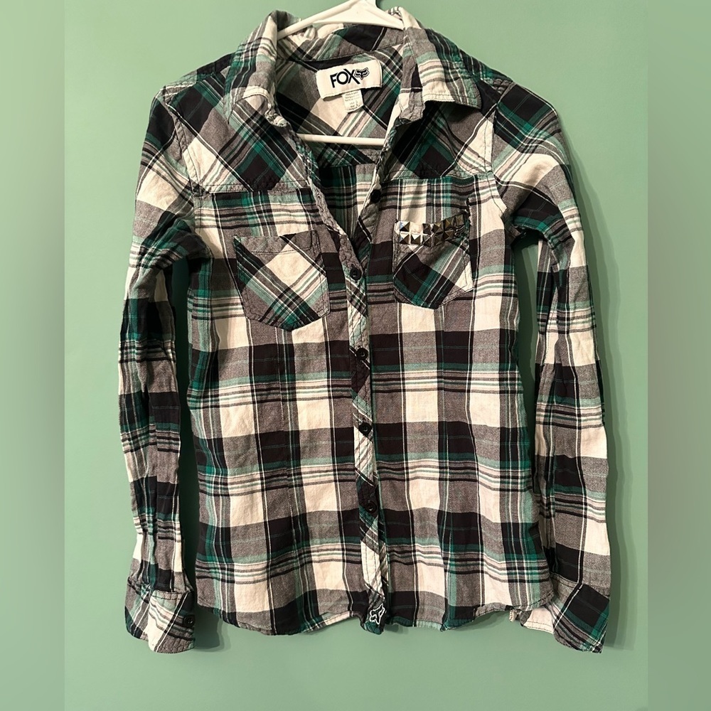 FOX button down.